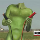 Photo: Vandal Decapitates Roswell's Alien Bob