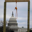 Noose Displayed on Westside of Capital