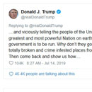 Donald Trump Tweet