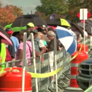 Georgia early voting line