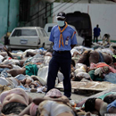 Bodies Outside Port-au-Prince Hospital