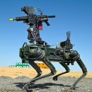 Photo: US Army is Testing 'Lone Wolf' Robot Dog with AI-Powered Rifle in the Middle East