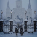 Snow in New Orleans