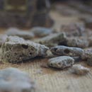 Small chunks of Trinitite